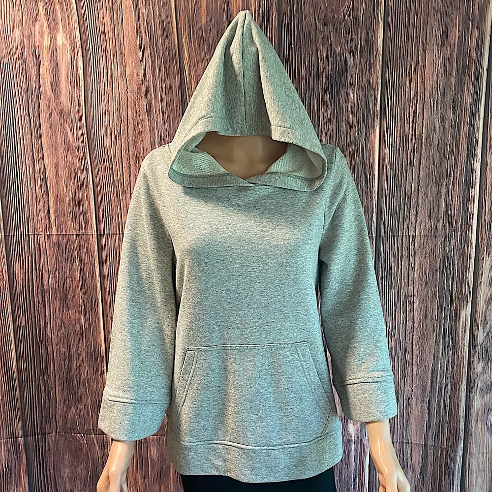 Loft lounge size small gray comfy workout leisure hoodie sweatshirt